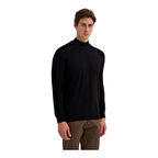 Slim Fit Pamuk Kumaş Basic Yarım Balıkçı Kazak