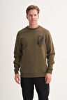 Cazador 53805 Erkek Bisiklet Yaka Sweatshirt