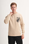 Cazador 53805 Erkek Bisiklet Yaka Sweatshirt