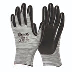 Bay-El Plus Eldiven Gri Siyah El005 10 Numara