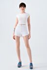 Loft Erebos White  Kadın Şort Lf2039951
