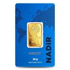 AgaKulche Nadir 20 Gram Altın (995) 24 Ayar Külçe Altın