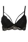 DeFacto Fall in Love Dantelli Pedli Triangle Bralet R6569AZ22AUBK27