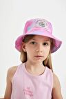 DeFacto Kız Çocuk Nakışlı Pamuklu Bucket Şapka Z3508A624SMPN1