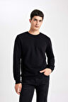Regular Fit Bisiklet Yaka Sweatshirt