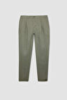 DeFacto %100 Keten Normal Kesim Crop Duble Paça Yazlık Kumaş Pantolon C1826AX24SMKH433