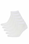 DeFacto Erkek 5'li Pamuklu Patik Çorap C1970AXNSWT1