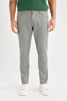 DeFacto Slim Fit Dar Kesim Dar Paça Chino Kanvas Pantolon C2401AX25SPKH120
