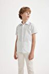 DeFacto Erkek Çocuk Polo Yaka Kısa Kollu Gömlek C3073A824SMTR488