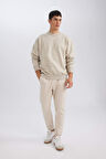 DeFacto Jogger Eşofman Altı Standart Fit Basic Düz Beli Bağcıklı Lastikli Paça Cepli A6468AX24AUBG735