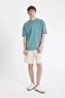 DeFacto Regular Fit Selanik Kumaş Cepli Bermuda Şort D4546AX24SMER37