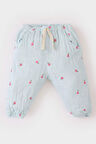 DeFacto Kız Bebek Beli Lastikli Çiçekli Müslin Pantolon D9093A525SPBE61
