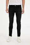 DeFacto %100 Pamuk Carlo Skinny Fit Ekstra Dar Kalıp Normal Bel Ekstra Dar Paça Siyah Jean Pantolon E0181AX24AUNM40