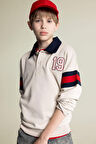 DeFacto Erkek Çocuk Oversize Geniş Kalıp Polo Yaka Sweatshirt D7404A825SPBG746