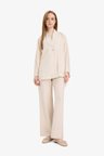 DeFacto Wide Leg Beli Lastikli Krinkıl Kumaş Geniş Paça Pantolon D7591AX25SMBG74