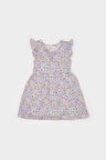 DeFacto Kız Bebek Çiçek Desenli Kısa Kollu Yazlık Elbise A0136A525SMER233