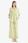 DeFacto Wide Leg Geniş Bol Paça Desenli Viskon Pantolon D9757AX25SMGN1146