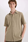 DeFacto Regular Fit Yazlık Pamuklu Kısa Kollu Gömlek D1902AX25SMKH488