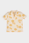 DeFacto Erkek Bebek Polo Yaka Palmiye Desenli Kısa Kollu Tişört E6764A525SMBG775