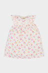 DeFacto Kız Bebek Çiçekli Kısa Kollu Twill Yazlık Elbise E5811A525SMER134