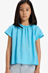 DeFacto Kız Çocuk Kısa Kollu Bluz E6853A825SMBE502
