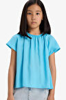 DeFacto Kız Çocuk Kısa Kollu Bluz E6853A825SMBE502
