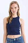 DeFacto Fitted Halter Yaka Fitilli Kaşkorse Atlet U0357AZ25SMNV42