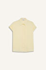 Regular Fit Basic Düz Viskon Kısa Kollu Gömlek