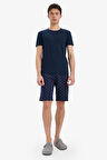 DeFacto Regular Fit Desenli Cepli Şort Pijama Altı E0513AX25SMNV135