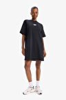 DeFactoFit Standart Fit Baskılı Sporcu Kısa Kollu Mini Tişört Elbise E4535AX25SPBK81