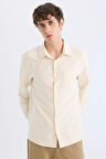 DeFacto Regular Fit Polo Yaka Pamuklu Uzun Kollu Gömlek D6100AX25SPER140