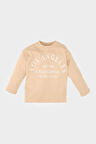 DeFacto Erkek Bebek Bisiklet Yaka Baskılı Uzun Kollu Tişört E3651A525SPBG109