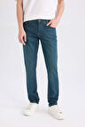 DeFacto Pedro Slim Fit Dar Kalıp Normal Bel Dar Paça Jean Pantolon B0398AX25SPNM41