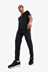 Defacto S3309 Siyah DeFactoFit Slim Fit Dar Kesim Fermuarlı Standart Paça Jogger Eşofman Altı