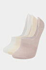 Kadın 3'lü Pamuklu Babet Çorap
