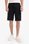 DeFacto %100 Pamuk Regular Kargo Cepli Bermuda Şort E1708AX25SMBK81