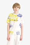 DeFacto Erkek Çocuk Bisiklet Yaka Baskılı Kısa Kollu Tişört E7492A825SMWT16