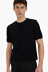 DeFacto Standart Fit Bisiklet Yaka Triko Kısa Kollu Tişört E3245AX25SPBK27