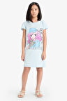 DeFacto Kız Çocuk Anime Baskılı Kısa Kollu Elbise E6230A825SMBE440