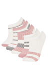DeFacto Kız Çocuk 5'li Pamuklu Patik Çorap E6059A8NSKR1