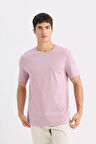 DeFacto %100 Pamuk New Regular Fit Bisiklet Yaka Basic Düz Kısa Kollu Tişört E1091AXNSBR147