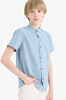 DeFacto Erkek Çocuk Hakim Yaka Kısa Kollu Gömlek F3583A825SMBE760