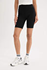 DeFactoFit Biker Beli Saran Sporcu Tayt B9544AX25SMBK81