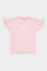 DeFacto Kız Bebek Bisiklet Yaka Çiçekli Kısa Kollu Tişört Z9212A225SMPN99