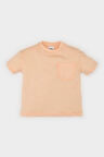 DeFacto Kız Bebek Bisiklet Yaka Basic Düz Kısa Kollu Tişört B7543A525SMOG577