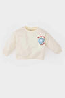 DeFacto Kız Bebek Bisiklet Yaka Baskılı Sweatshirt D9377A525SPER233