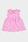 DeFacto Kız Bebek Çiçekli Kolsuz Twill Elbise E5812A525SPPN444