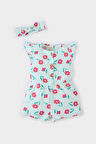 DeFacto Kız Bebek Çiçekli Tulum E8368A525SMTR77