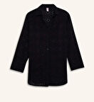 DeFacto Regular Fit Pamuklu Brode Plaj Gömleği-Fall in Love C0506AX25SMBK27