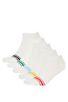DeFacto Erkek 5'li Pamuklu Patik Çorap E4088AXNSWT1